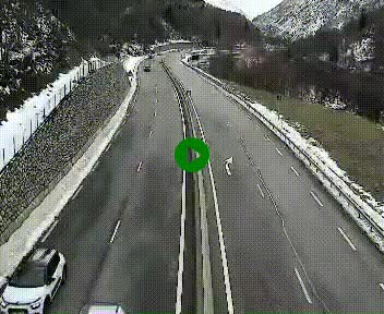 Webcam Porté-Puymorens sur N320, en direction de Pas de la Casa (Andorre)