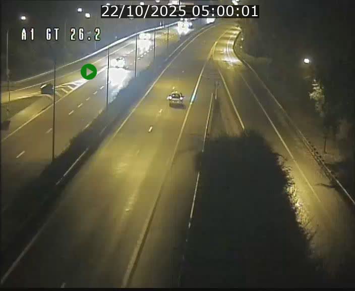 Traffic live webcam Luxembourg Grevenmacher - A1 direction Allemagne - BK 26.2