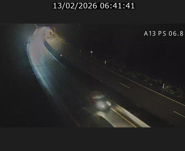Traffic live webcam Luxembourg Ehlerange - A13 direction Esch-sur-Alzette - BK 6.8