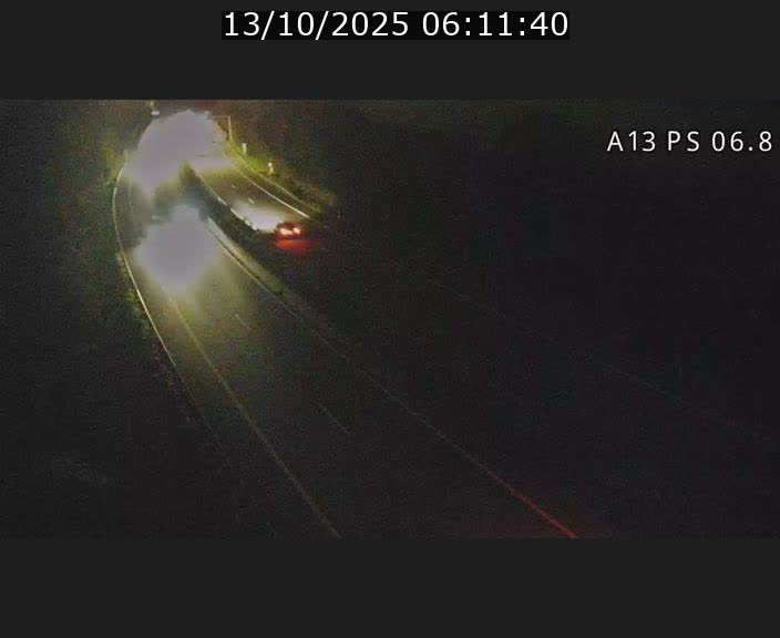 Traffic live webcam Luxembourg Ehlerange - A13 direction Esch-sur-Alzette - BK 6.8