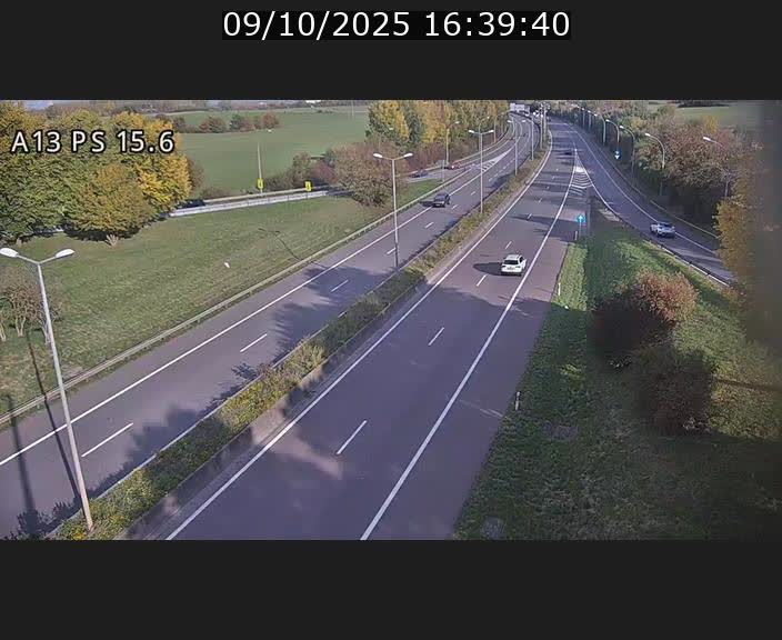 Traffic live webcam Luxembourg Kayl - A13 direction Dudelange - BK 15.6