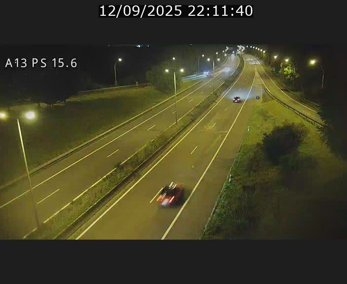Traffic live webcam Luxembourg Kayl - A13 direction Dudelange - BK 15.6