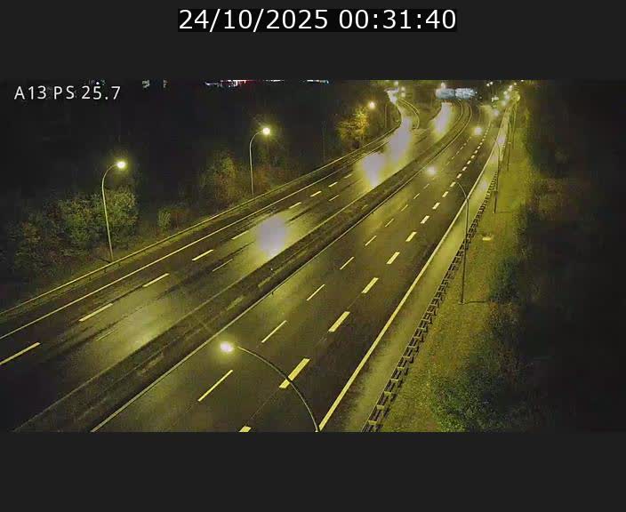 Traffic live webcam Luxembourg Frisange - A13 direction Allemagne - BK 26