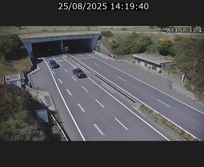 Webcam trafic sur A13 à hauteur d'Altwies en direction de Mondorf-les-bains et en provenance de l'Allemagne