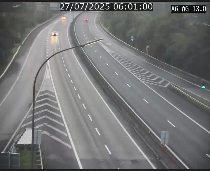 Traffic live webcam Luxembourg Mamer - A6 - BK 13 - direction Luxembourg/France/Allemagne