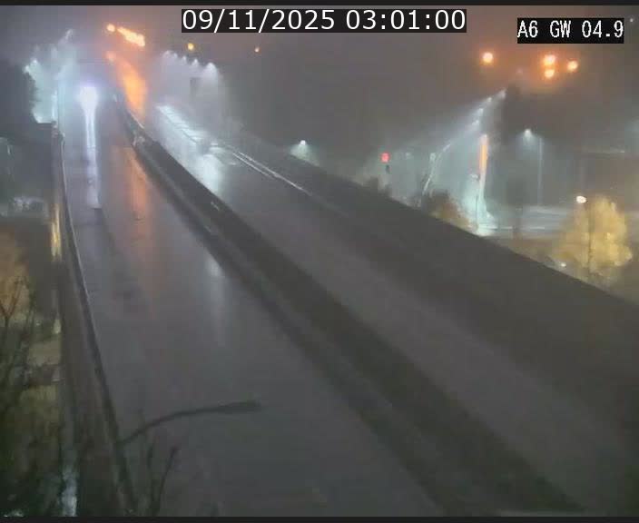 Traffic live webcam Luxembourg Croix de Cessange - A6 - BK 4.9 - direction Belgique