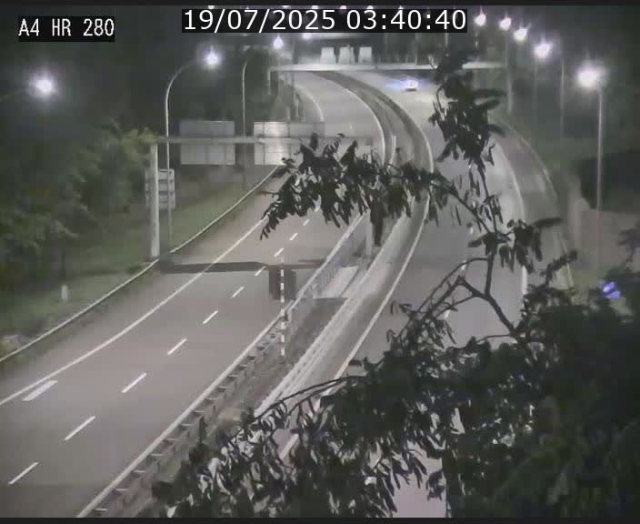 Webcam traffic A4 Luxembourg - BK 0.2 - P+R Bouillon (direction Luxembourg)