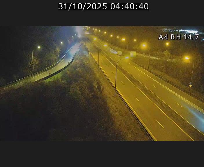 Traffic live webcam Luxembourg Jonction Lankelz - A4 - BK 14.7 - direction Luxembourg