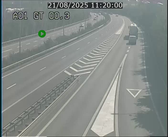 Traffic live webcam Luxembourg Croix de Gasperich - A1 direction Kirchberg - BK 0.3