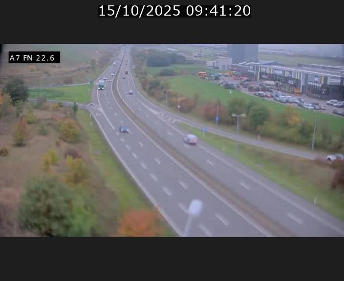 Caméra trafic Luxembourg - A7, Colmar-berg direction Mersch