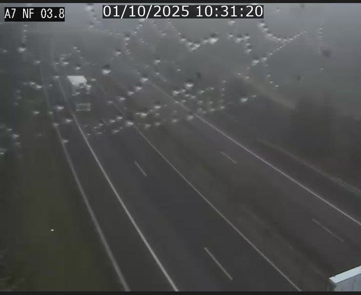Webcam autoroute A7 au Luxembourg à la sortie du Tunnel Stafelter vers le Nord