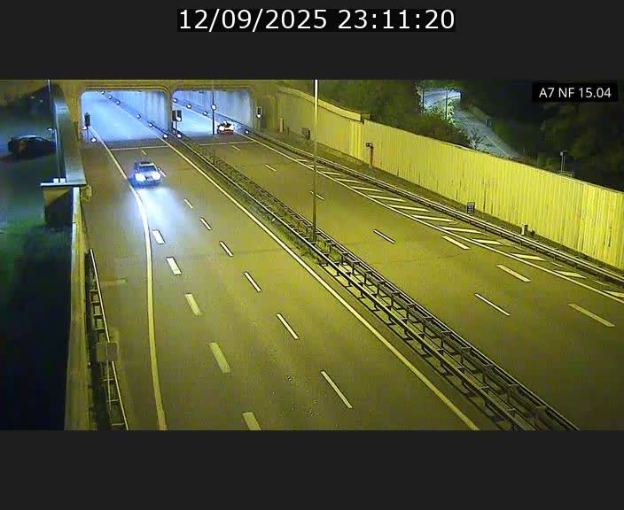 Caméra trafic Luxembourg - A7, Tunnel Mersch, entrée sud, direction Ettelbruck