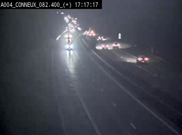 Webcam à hauteur de Conneux sur l'E411 en direction du sud de la Belgique