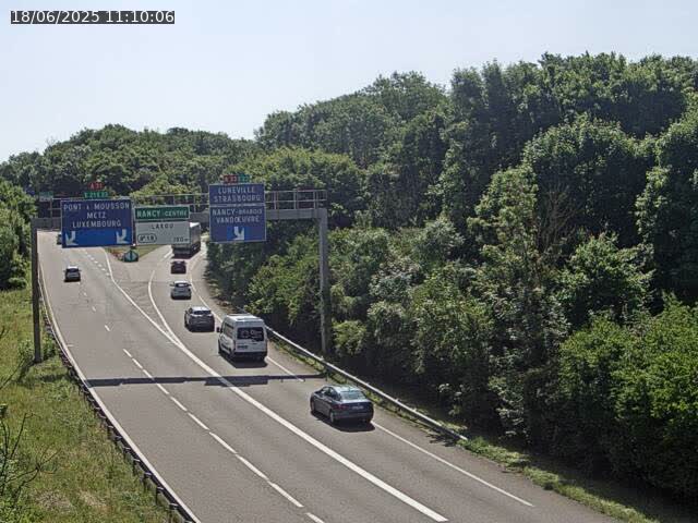 Caméra autoroute France - Biffurcation A31/A33, Laxou direction Nancy