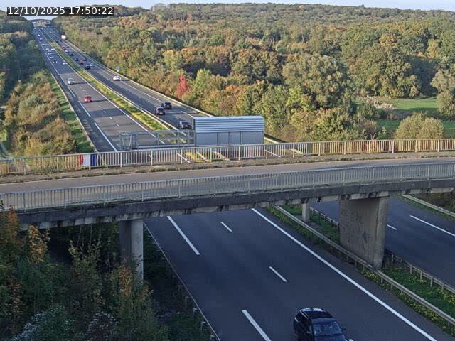 Caméra autoroute France - A31, Zoufftgen direction Luxembourg-ville, à la frontière entre la France et le Luxembourg