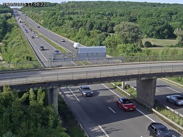 Caméra autoroute France - A31, Zoufftgen direction Luxembourg-ville, à la frontière entre la France et le Luxembourg