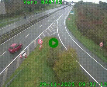 Webcam N147 au nord de Poitiers et à la jonction avec la A10