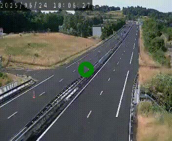 Caméra autoroutière France - A75, Coren, en direction de Montpellier