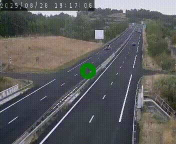 Caméra autoroutière France - A75, Coren, en direction de Montpellier
