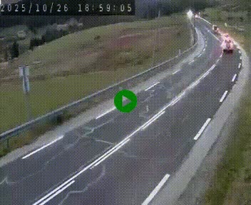 Webcam routière au niveau du col de la Chavade en Ardèche, sur la N102 à 1266 mètres d'altitude