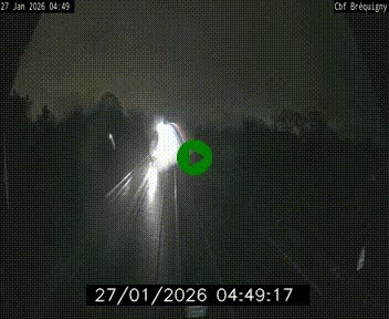 Webcam sur le périphérique de Rennes (N136) à hauteur du quartier Bréquigny, au sud de la ville