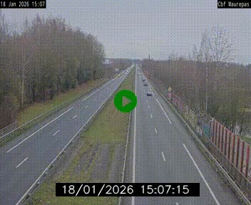 Webcam sur le périphérique de Rennes (N136) à hauteur de Maurepas, au nord de la ville