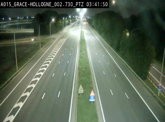 Caméra trafic Belgique - Grâce-Hollogne - E42, jonction avec A604, direction Loncin/Aéroport de Liège -  BK 3.2
