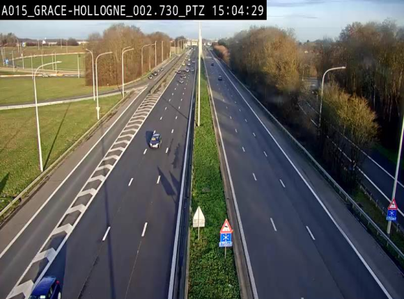 Caméra trafic Belgique - Grâce-Hollogne - E42, jonction avec A604, direction Loncin/Aéroport de Liège -  BK 3.2