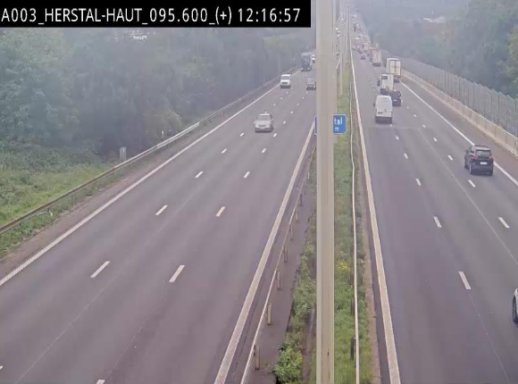 Webcam autoroute Belgique - Herstal - E40 direction Aix-la-Chapelle - BK 97
