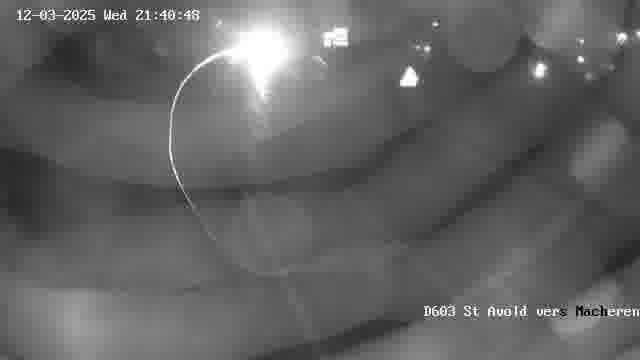 Webcam sur la D603 située à proximité de Saint-Avold. Vue orientée vers Macheren.