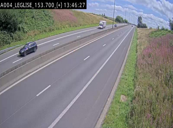 Webcam autoroute E411 à hauteur de Léglise, en direction de Luxembourg