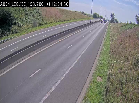 Webcam autoroute E411 à hauteur de Léglise, en direction de Luxembourg