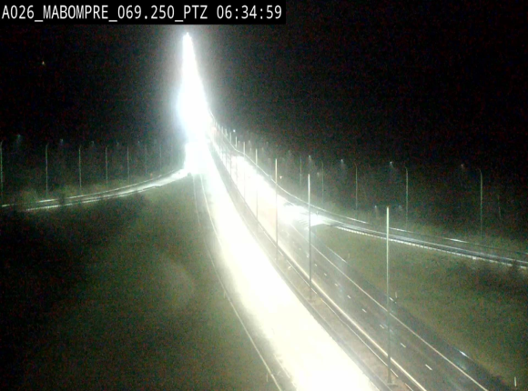 Webcam E25 (A26) à Mabompré. Vue orientée vers Liège