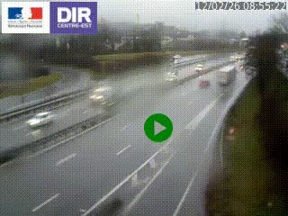 Webcam sur la Nationale 201 à hauteur de la sortie Chambéry-Nord, avant à la jonction entre l'A41 et l'A43, en direction de Lyon