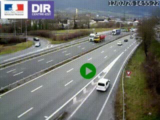 Webcam sur la Nationale 201 à hauteur de la sortie Chambéry-Nord, avant à la jonction entre l'A41 et l'A43, en direction de Lyon