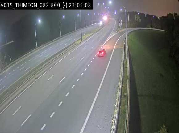 Caméra trafic Belgique - Thiméon - E42, jonction avec A54 (E420) direction La Louvière/Charleroi - BK 82.82