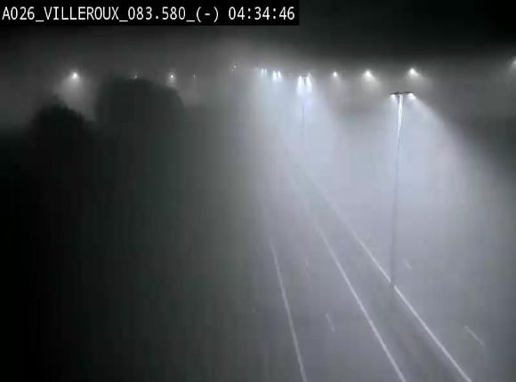 Webcam autoroute A26/E25 à hauteur de Vaux-sur-Sûre, à la jonction avec la N85 en direction de Liège - BK 83.6