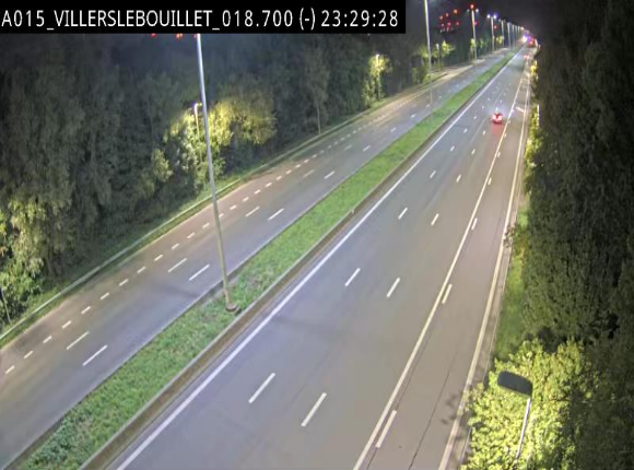 Webcam autoroute Belgique - Villers-le-Bouillet - E42 direction Liège - BK 18.7
