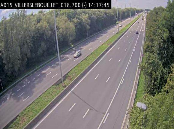 Webcam autoroute Belgique - Villers-le-Bouillet - E42 direction Liège - BK 18.7
