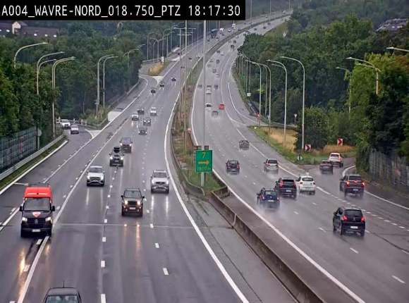Webcam traffic E411(A4) - BK 18.7 - Bierges (Wavre Nord)