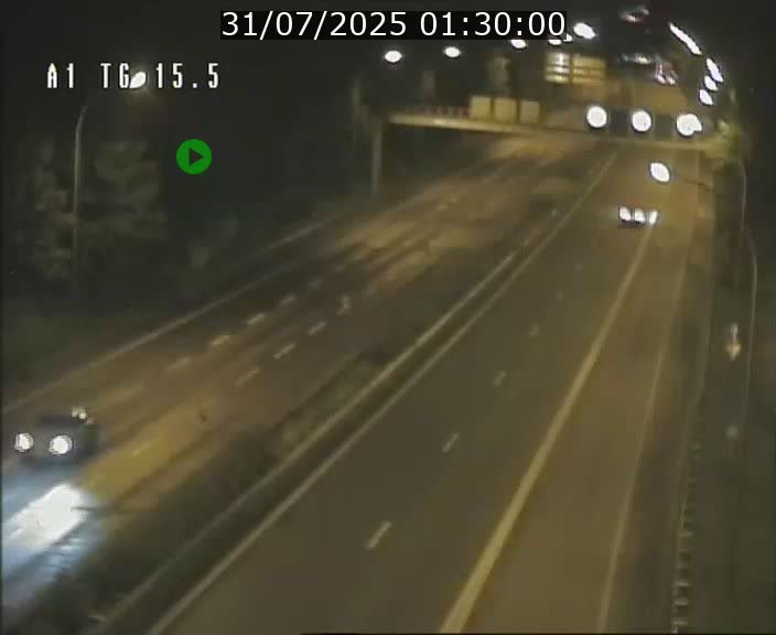 Traffic live webcam Luxembourg Munsbach - A1 direction Luxembourg - BK 15.5