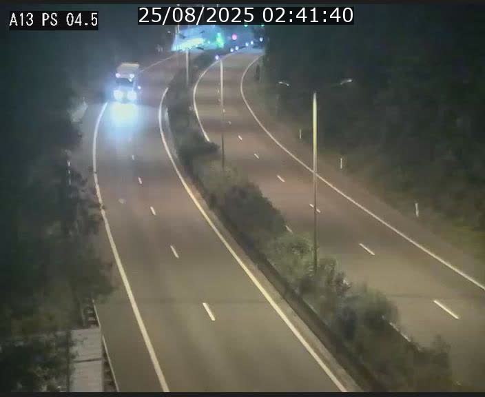 Traffic live webcam Luxembourg Differdange - A13 direction Esch-sur-Alzette - BK 4.5