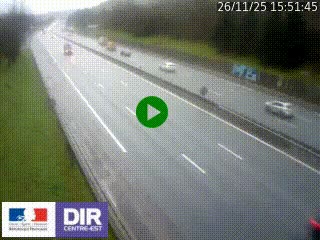 Webcam routière à Saint-Etienne-Terrenoire sur la RN88 avant la jonction entre l'A72 et le Boulevard Périphérique de Saint-Etienne