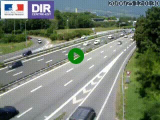 Caméra routière à hauteur de la sortie 15 Chambéry-centre au PK 4,103 en direction d'Albertville