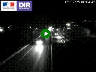 Caméra autoroute à Saint-Etienne (Les Littes) à hauteur du Ikea Saint-Etienne sur l'A72 en direction de Roanne