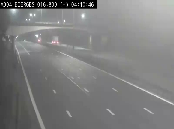 Webcam à Wavre, à hauteur de la sortie 5 Bierges. Vue orientée vers Namur
