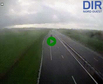 Webcam sur A84 à hauteur de l'échangeur de Poilley avec la N175, au sud d'Avranches
