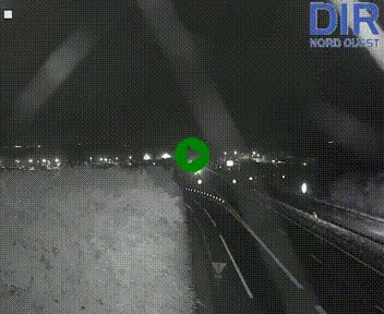 Webcam au début de l'A84 sur le périphérique Ouest de Caen (N814) à hauteur de la sortie 9, Porte de Bretagne