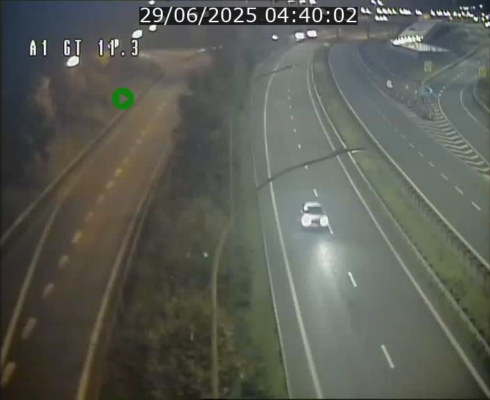 Traffic live webcam Luxembourg Senningerberg - A1 direction Allemagne - BK 11.3
