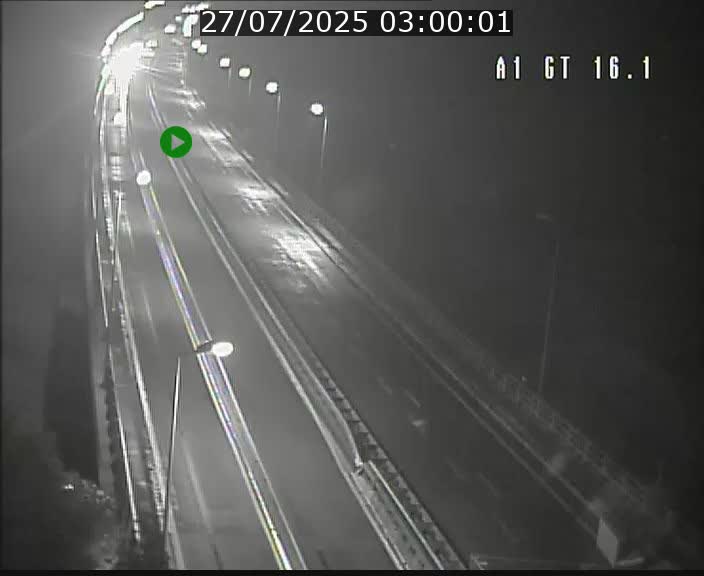 Traffic live webcam Luxembourg Niederanven - A1 direction Allemagne - BK 16.1